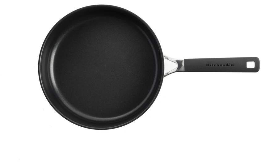 KitchenAid - KA-Classic nerūdijančio plieno keptuvė su atvira rankena - sidabrinė - 28 cm