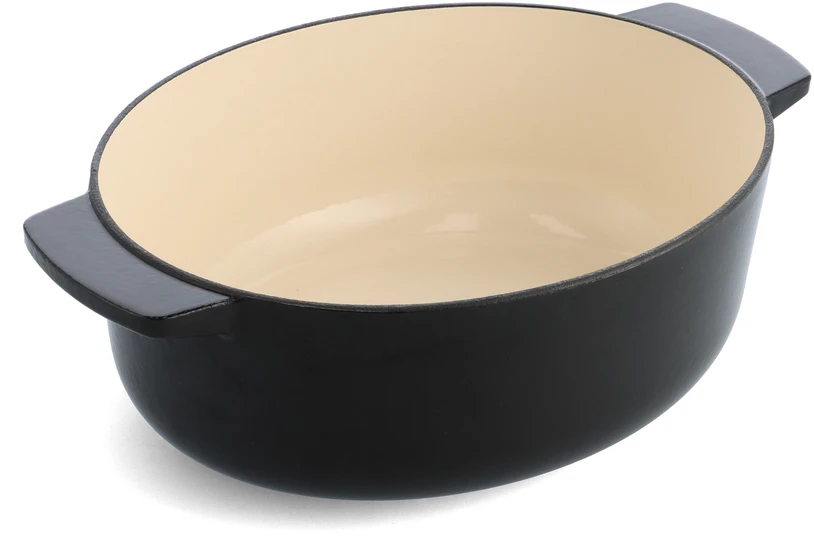 KitchenAid - KA-Ovalus troškintuvas - Onyx Juodas - 30 cm / 5,6 l