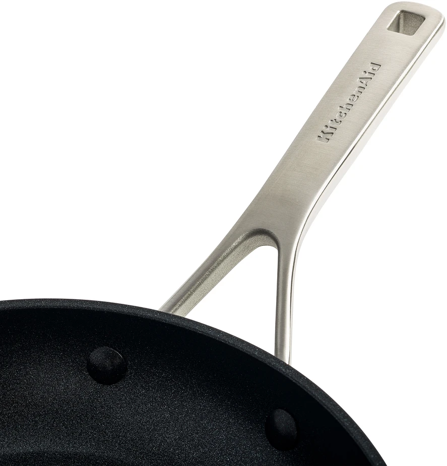 KitchenAid - Kaltinė grūdinto aliuminio keptuvė - juoda - 30 cm