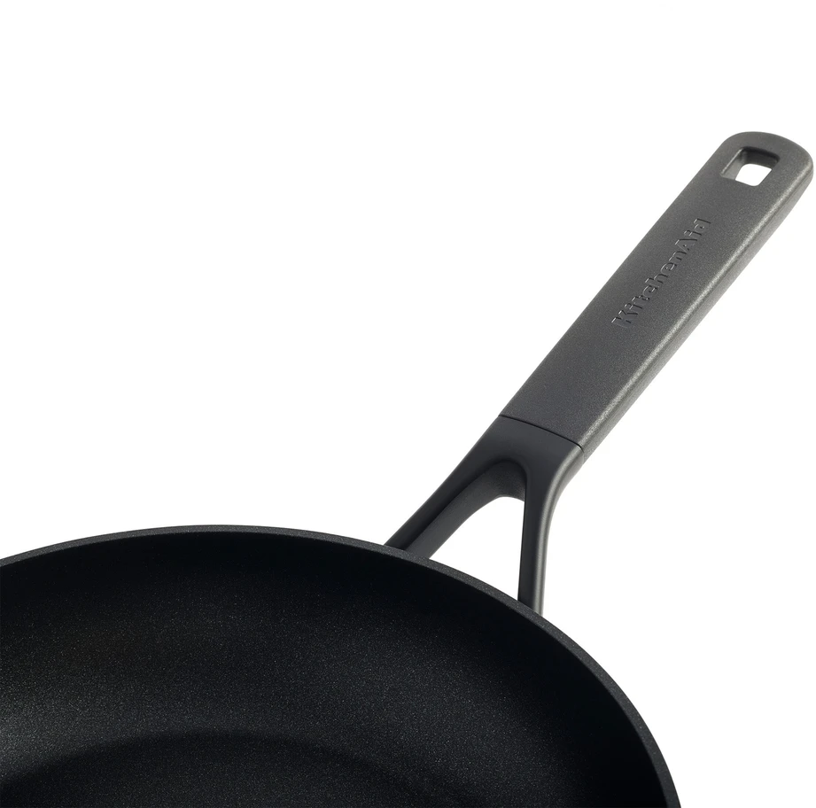KitchenAid - Klasikinė kaltinė keptuvė - juoda - 30 cm