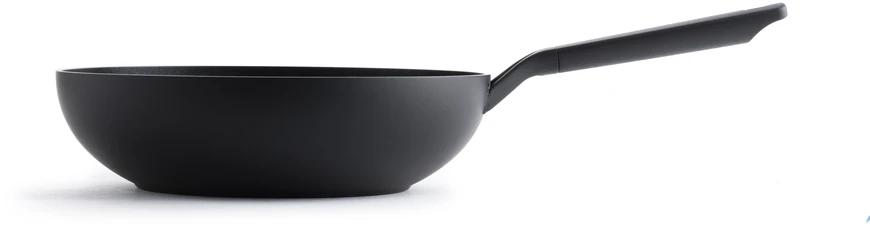 KitchenAid - Klasikinė kaltinė voko keptuvė - juoda - 28 cm