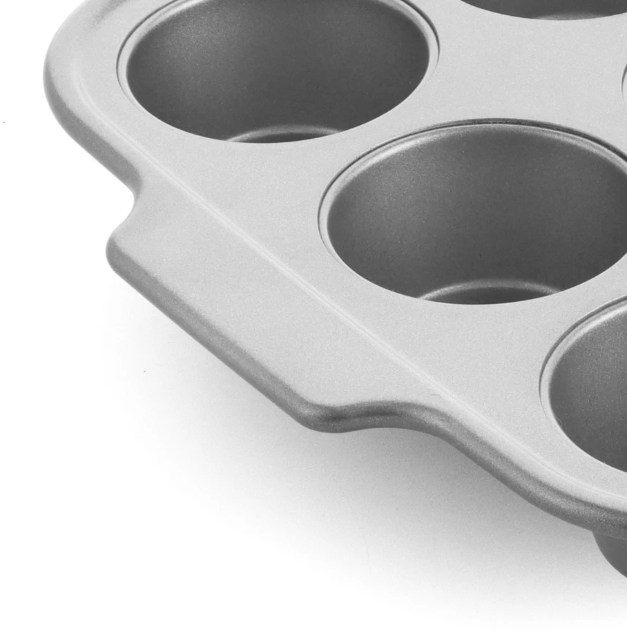 KitchenAid - Metalinė keksiukų kepimo forma - sidabrinė