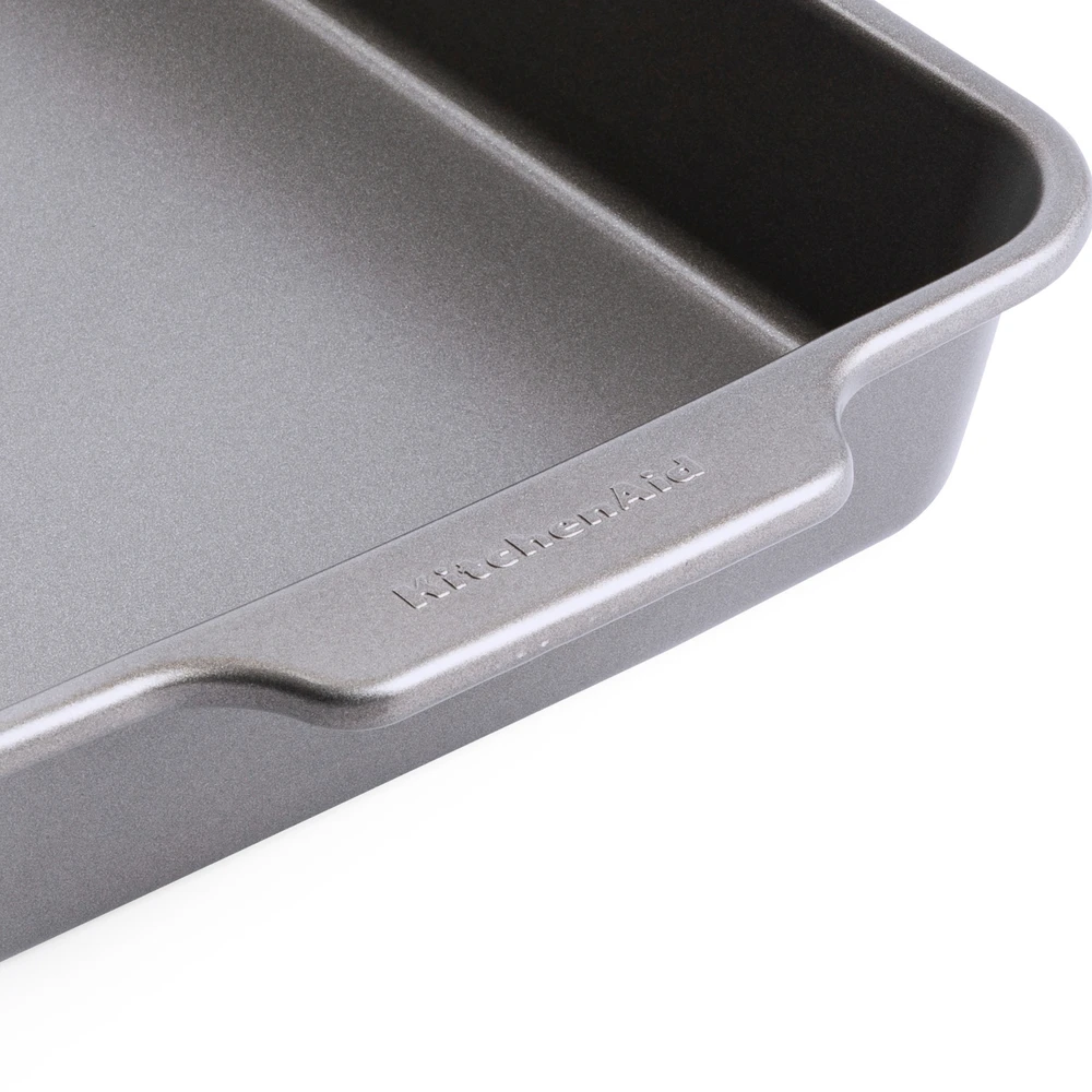 KitchenAid - Metalinė kepimo forma - sidabrinė - 33 cm x 22,5 cm