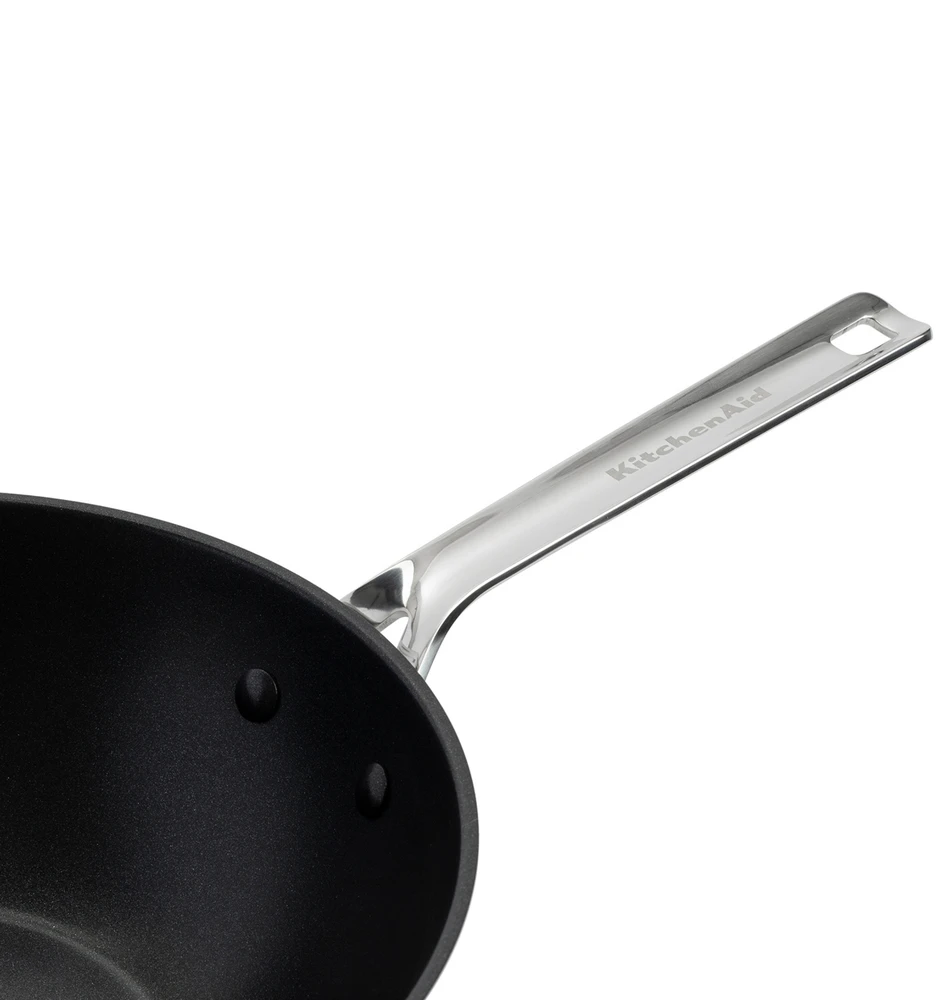 KitchenAid - Nerūdijančio plieno lakštų keptuvė - sidabrinė - 28 cm
