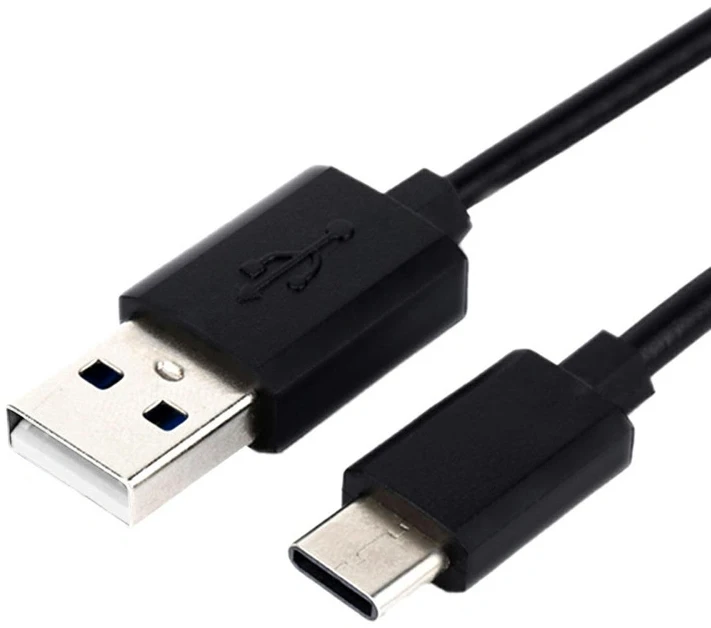 Kk21T USB C tipo kabelis 1 m juodas