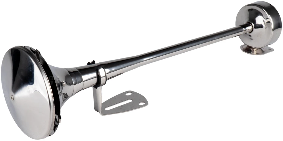 Garso signalas – chromuotas, 520 mm, 115 dB, 12/24V, HighTone, AMIO-04077
