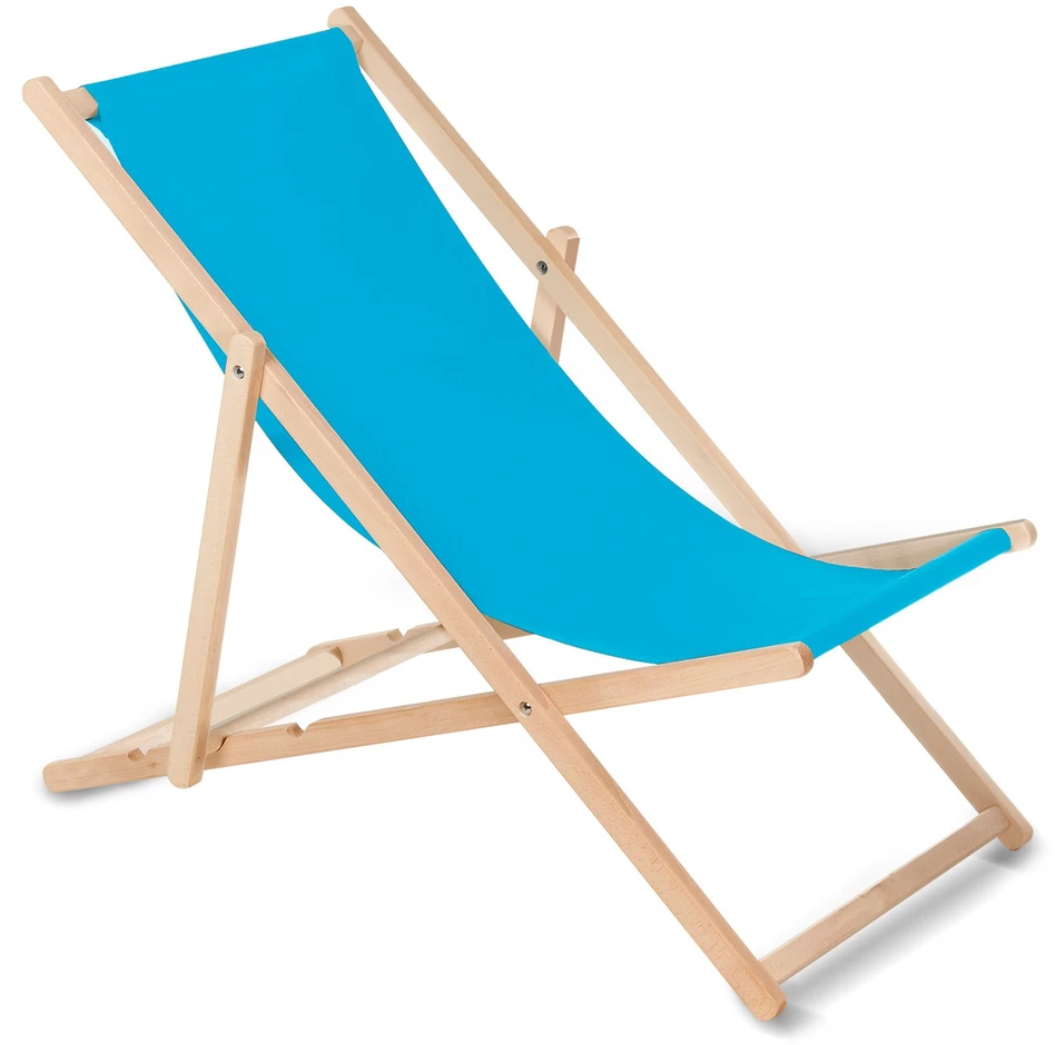 Klasikinis buko šezlongas GreenBlue GB183 mėlynas