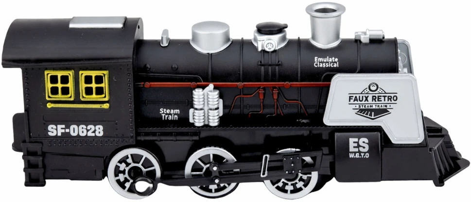 Lean Toys Lokomotyvas juoda