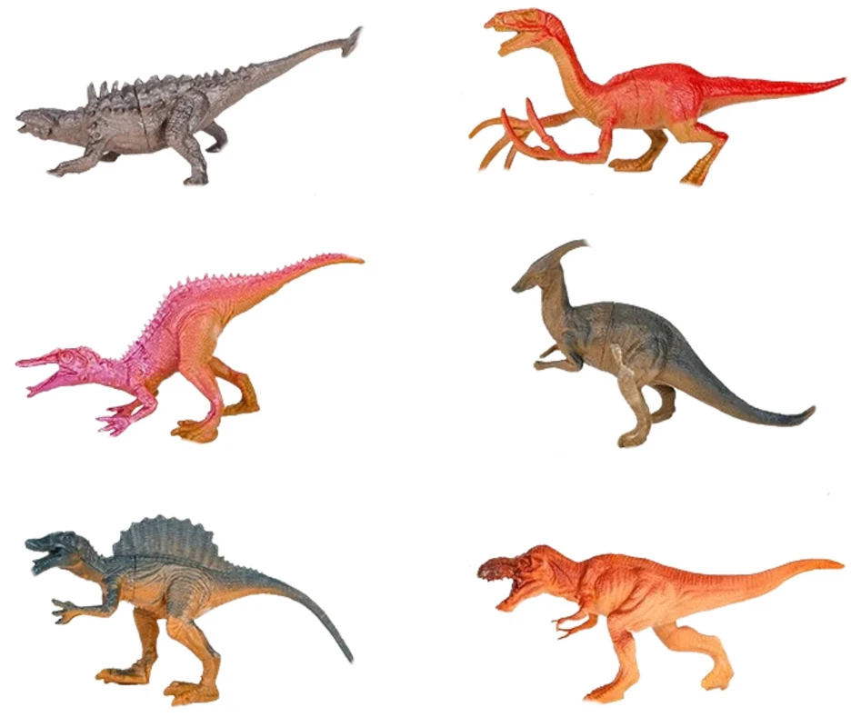 Lean Toys Elektrinis traukinys su dinozaurais ir nuotolinio valdymo pultu