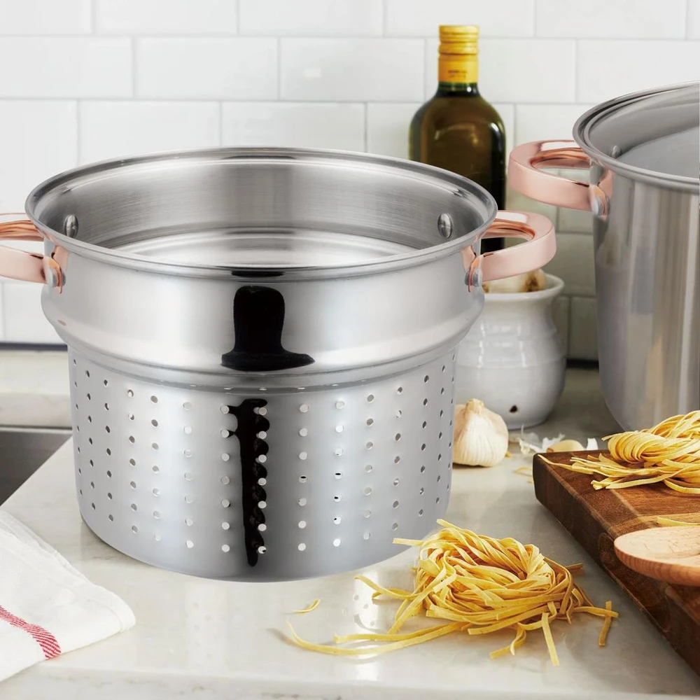 Klausberg Puodas Puodas su makaronų įdėklu 7,5 l, 24 cm kb-7739