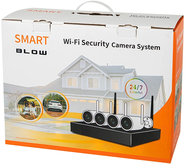 BLOW 4x5MP WiFi stebėjimo rinkinys su 1TB disku BL-W5BP4/WiFi/1TB