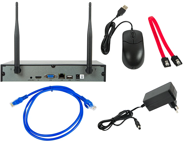 BLOW 4x5MP WiFi stebėjimo rinkinys su 1TB disku BL-W5BP4/WiFi/1TB
