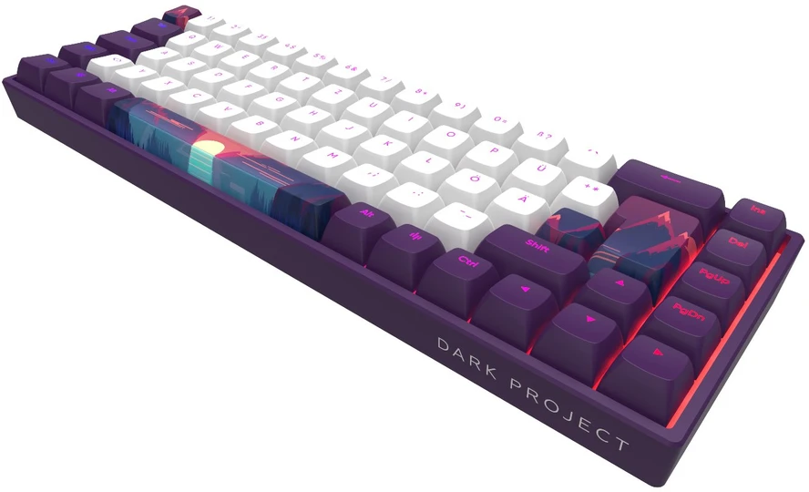 Klaviatūra „Dark Project“ – 68 saulėtekis – RGB