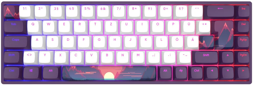 Klaviatūra „Dark Project“ – 68 saulėtekis – RGB