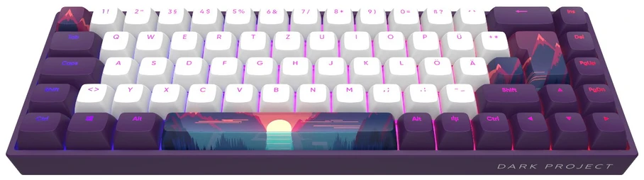 Klaviatūra „Dark Project“ – 68 saulėtekis – RGB