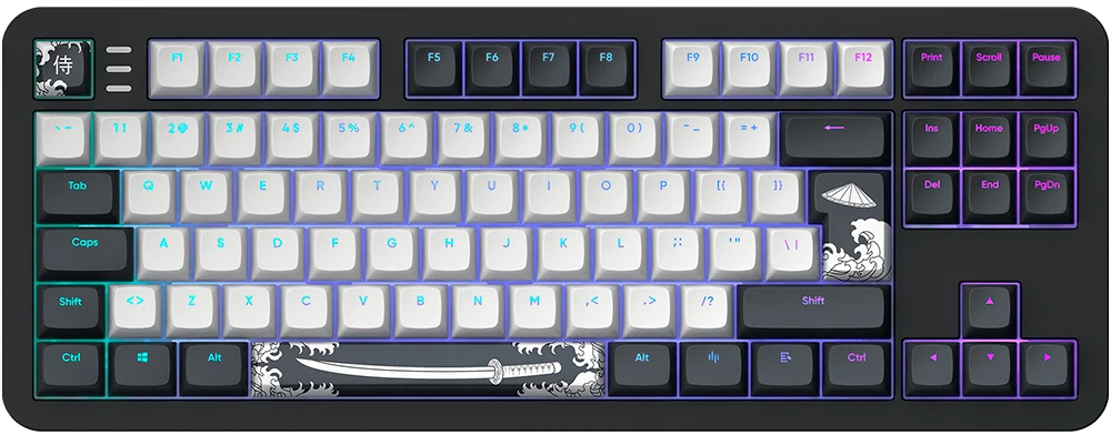 Klaviatūra Dark Project „Tamsusis projektas“ – „Bushido 87 RGB“