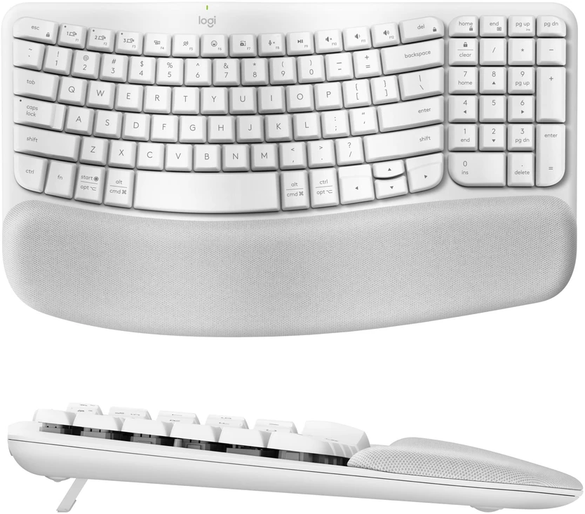 Klaviatūra „Logitech“ – banguoti klavišai