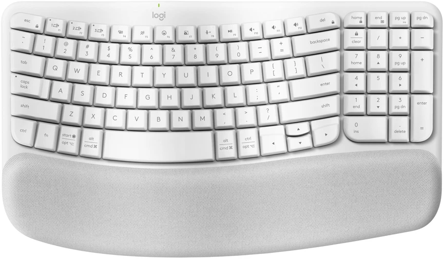 Klaviatūra „Logitech“ – banguoti klavišai