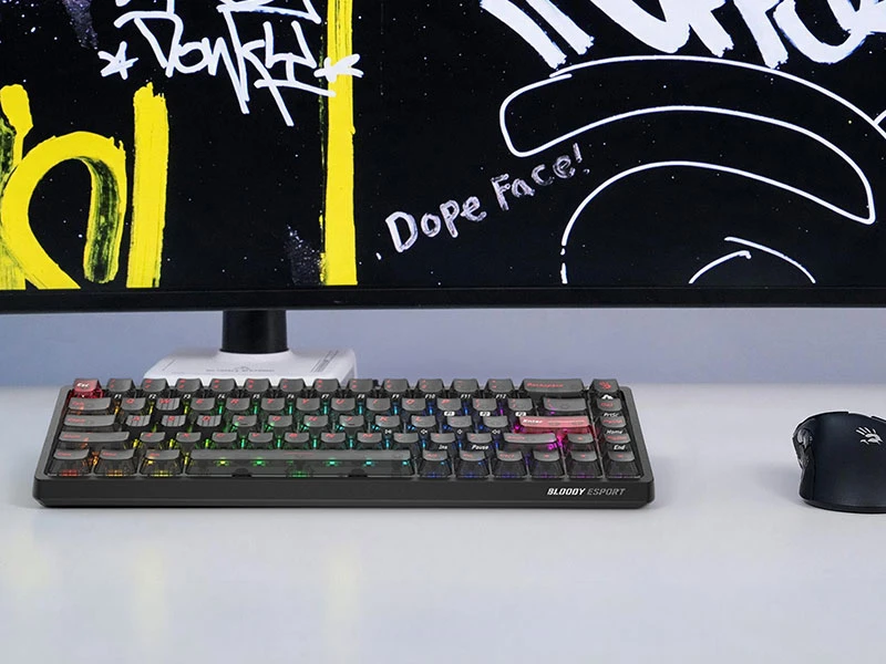 Klaviatūra magnetinė A4Tech BLOODY MS68 USB Magnetic Stellar Juoda