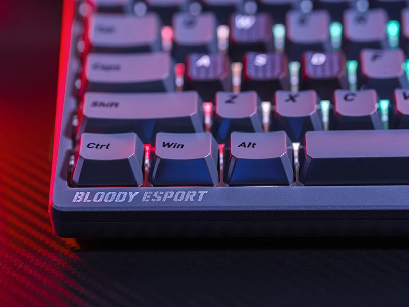 Klaviatūra žaidimams A4Tech Bloody MS76 BLMS Magnetic magnetyczna pilka