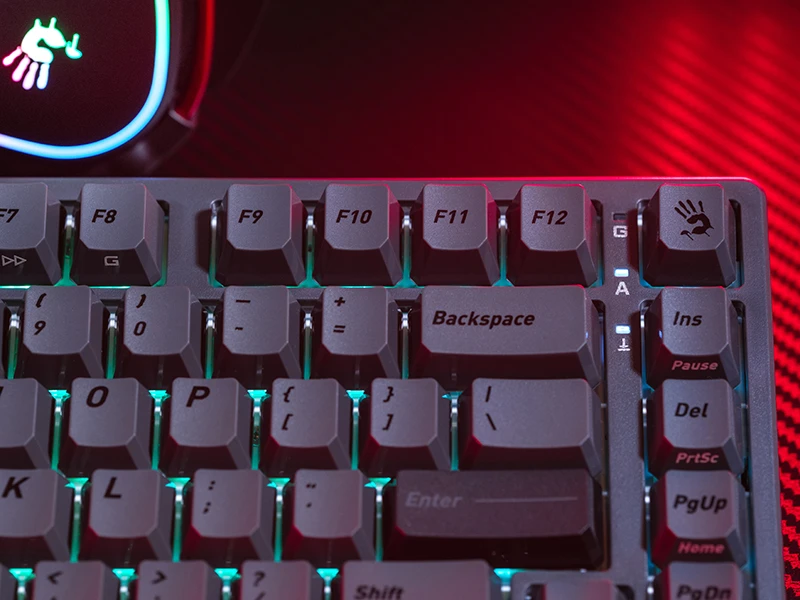 Klaviatūra žaidimams A4Tech Bloody MS76 BLMS Magnetic magnetyczna pilka
