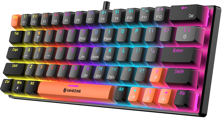 Klaviatūra Tracer GAMEZONE RAPTOR 63 USB mechaninė klaviatūra