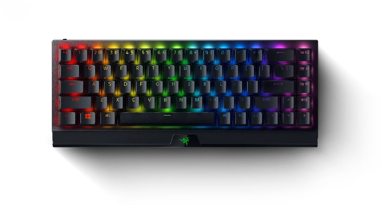 Belaidė 65% Klaviatūra Razer BlackWidow V3 Mini HyperSpeed su Razer Chroma RGB, Yellow Switch, Nordic išdėstymas