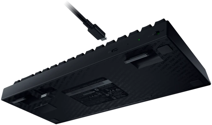 Belaidė 65% Klaviatūra Razer BlackWidow V3 Mini HyperSpeed su Razer Chroma RGB, Yellow Switch, US išdėstymas