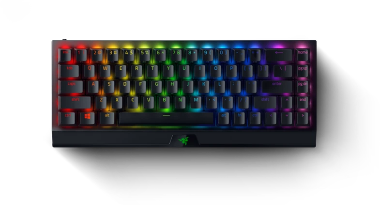 Belaidė 65% Klaviatūra Razer BlackWidow V3 Mini HyperSpeed su Razer Chroma RGB, Yellow Switch, US išdėstymas