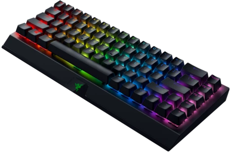 Belaidė 65% Klaviatūra Razer BlackWidow V3 Mini HyperSpeed su Razer Chroma RGB, Yellow Switch, US išdėstymas