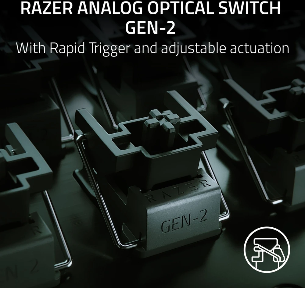 Razer | Mini Klaviatūra žaidimams | Huntsman V3 Pro | Klaviatūra žaidimams | su laidu | Nordic | Analog Optical | Juodas