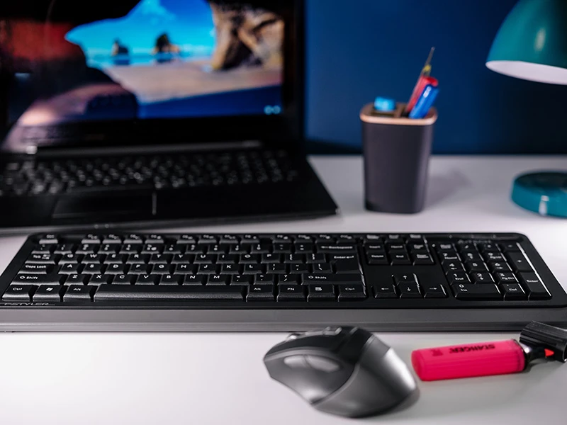Rinkinys Klaviatūra su pele A4Tech Fstyler FG1035 belaidė juoda