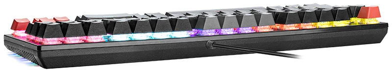 Klaviatūra žaidimams Tracer GameZone Blade 87 su laidu mechaninė su pašvietimu juoda-pilka