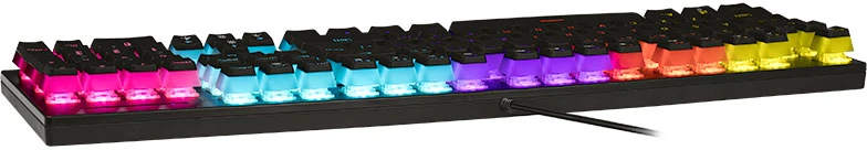 Klaviatūra žaidimams Tracer GameZone Unique pudding su laidu mechaninė su pašvietimu juoda