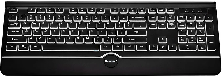 Klaviatūra žaidimams Tracer OFIS PRO su laidu membraninė su pašvietimu (na balta ir) juoda
