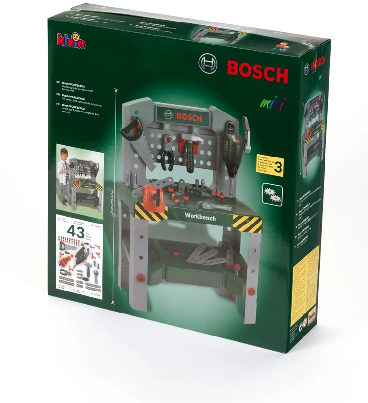 Klein - Bosch - Žaislinis darbastalis Deluxe (8639)