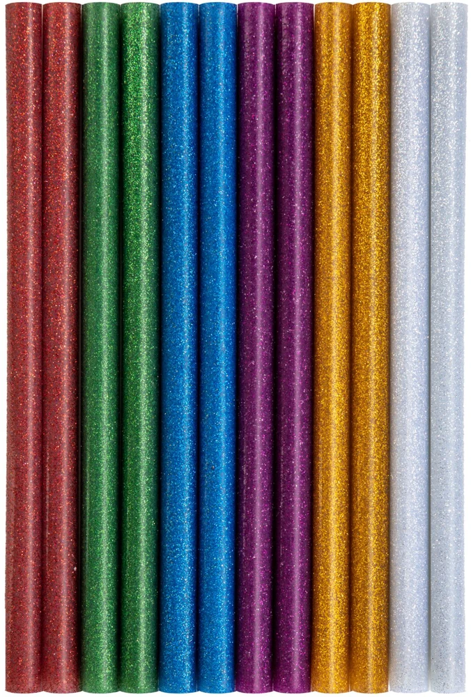 Proline Klej Blizgučių klijų lazdelės, 11 mm, vnt. 12 * 200 mm, kartonas, prolinas