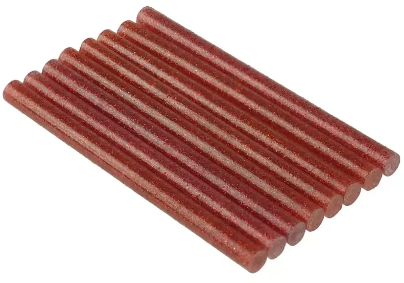 Dedra Kliju lazdeles raudona brokatine 8vnt 78x100mm
