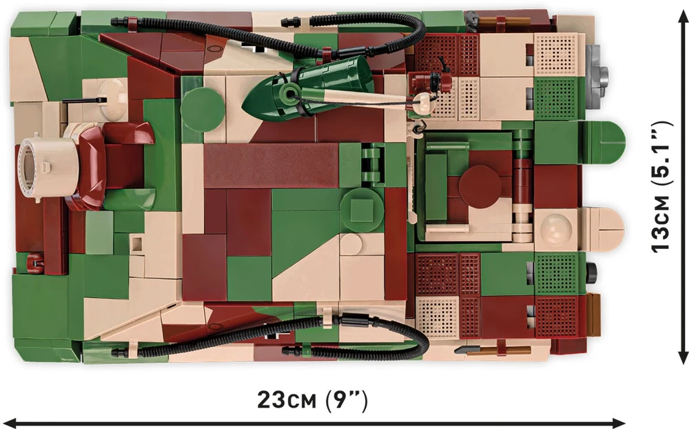 Cobi Klocki 38 cm Sturmmorser Sturmtiger kaladėlės