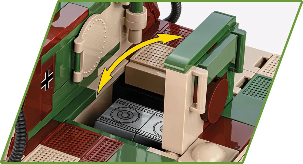 Cobi Klocki 38 cm Sturmmorser Sturmtiger kaladėlės