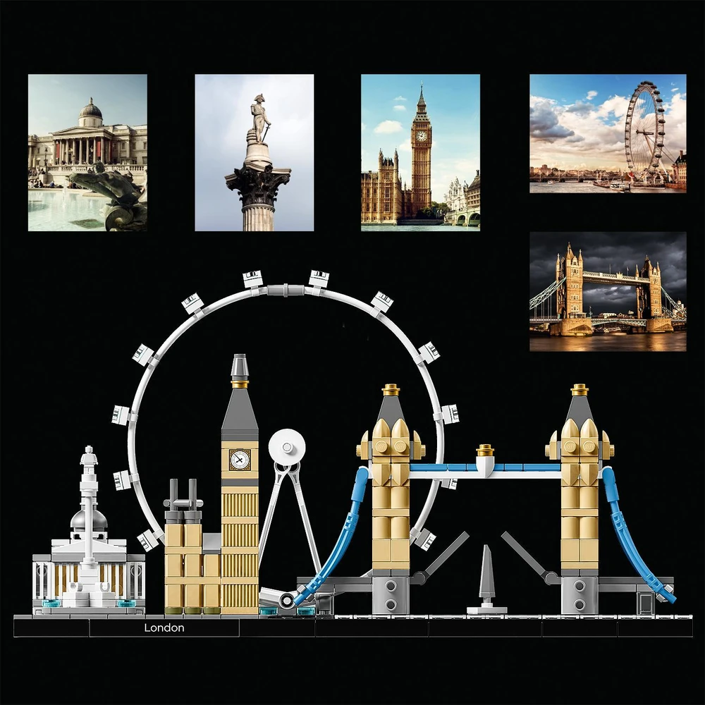 Klocki Architektūros blokai 21034 Londonas