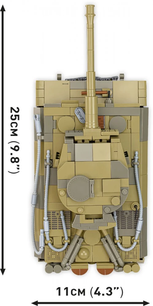 COBI Panzer VI Tiger I Nr.131 konstruktorius, 1:35, 898 detalių