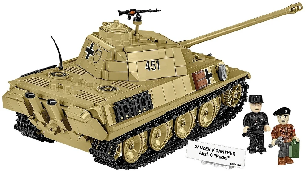 Cobi Konstravimo rinkinys Panzer V PANTHER Ausf.G Pudel, 1133 detalės