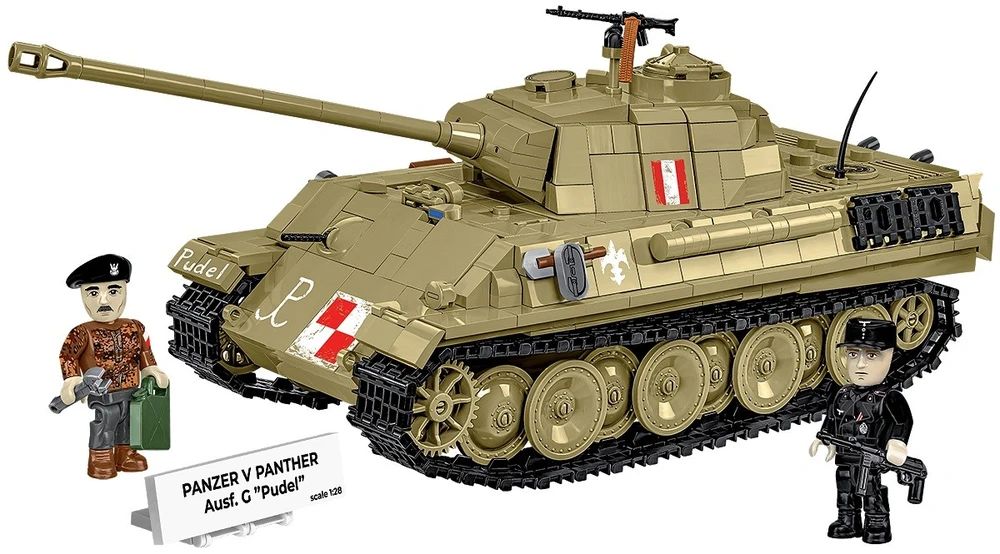 Cobi Konstravimo rinkinys Panzer V PANTHER Ausf.G Pudel, 1133 detalės