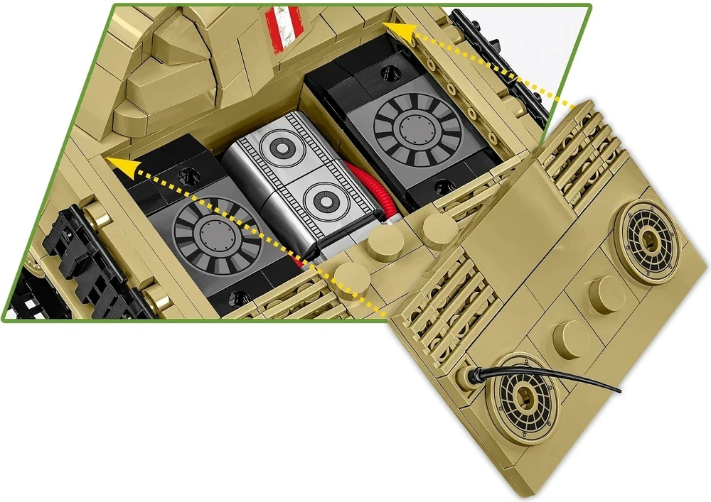 Cobi Konstravimo rinkinys Panzer V PANTHER Ausf.G Pudel, 1133 detalės