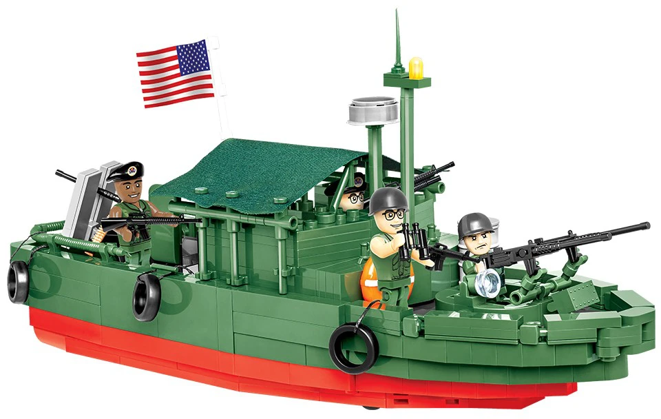 Surenkamas modelis Vietnam War PatrolBoatRiver MKII Cobi, 2238, 615 d.