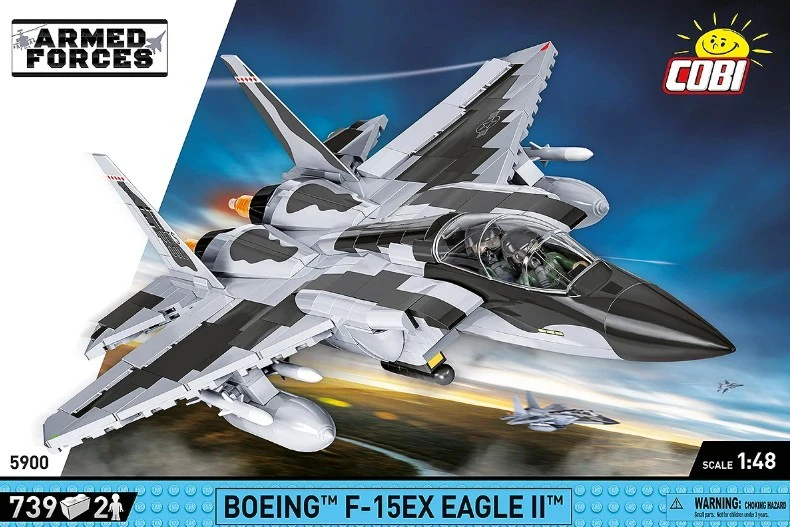 Cobi Laikrodis „Boeing F-15 Ex Eagle II“ blokuoja
