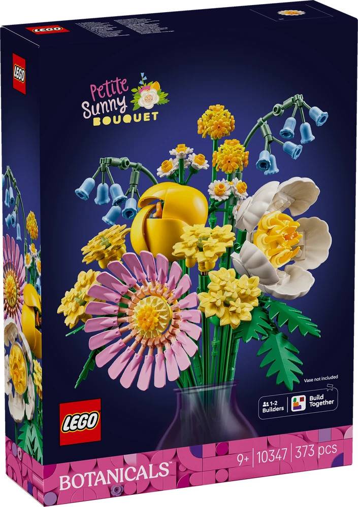 Klocki Botanicals 10347 Maža geltonų gėlių puokštė