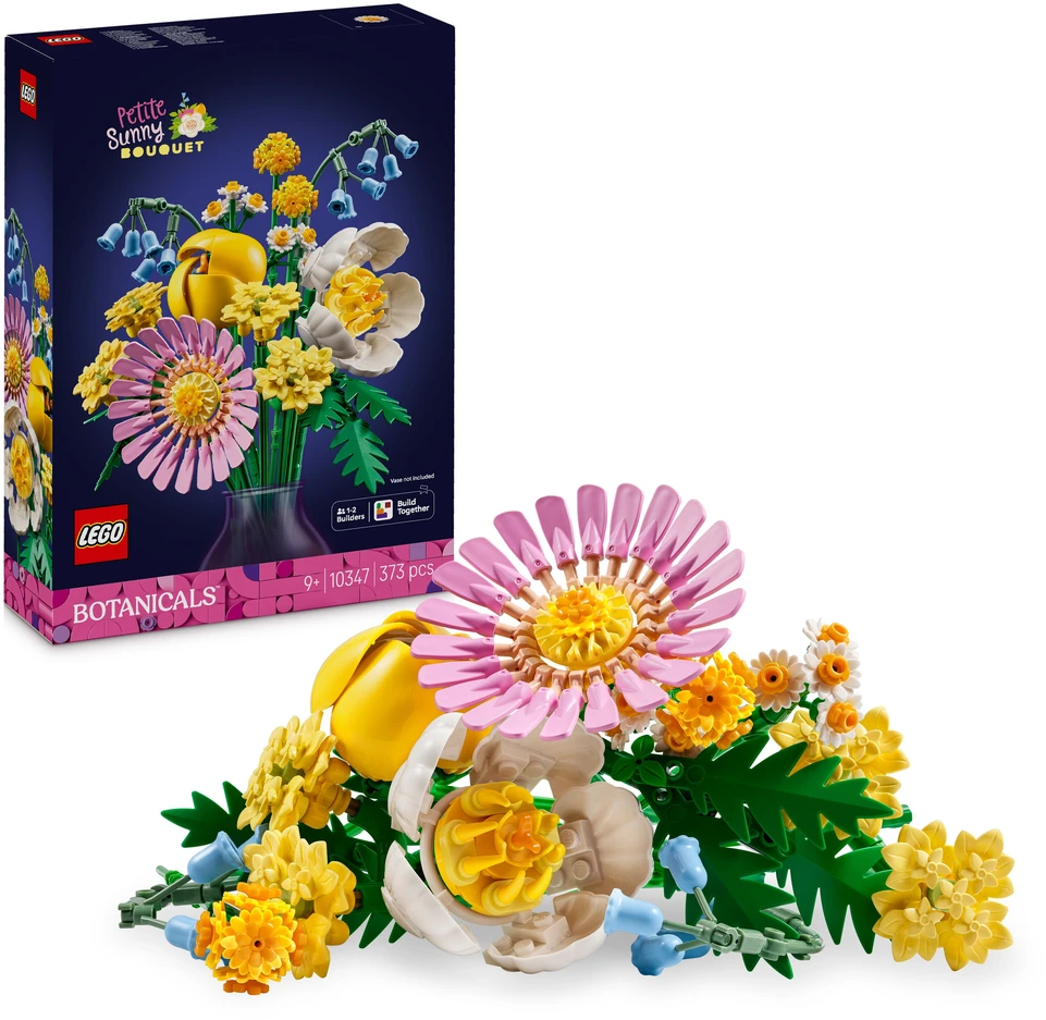 Klocki Botanicals 10347 Maža geltonų gėlių puokštė