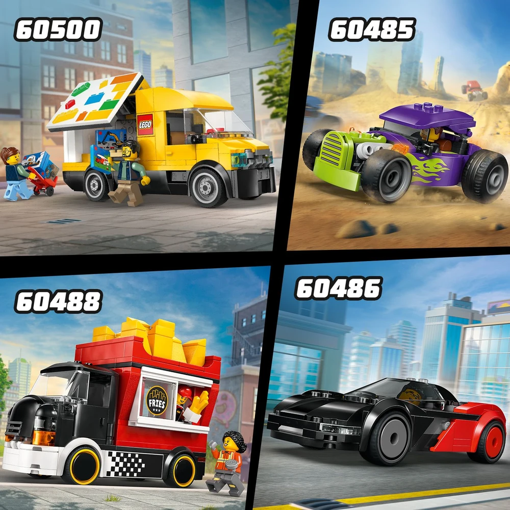 Klocki „Bricks City 60479“ policijos kalėjimo konvojinis furgonas